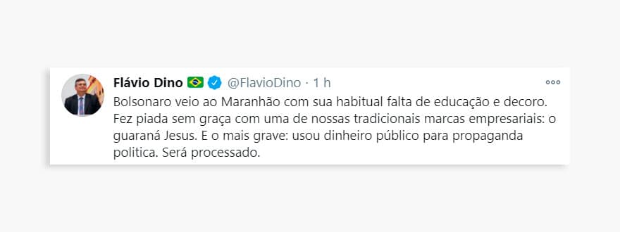 Filho de Bolsonaro compara Flávio Dino a Majin Boo - Blog do